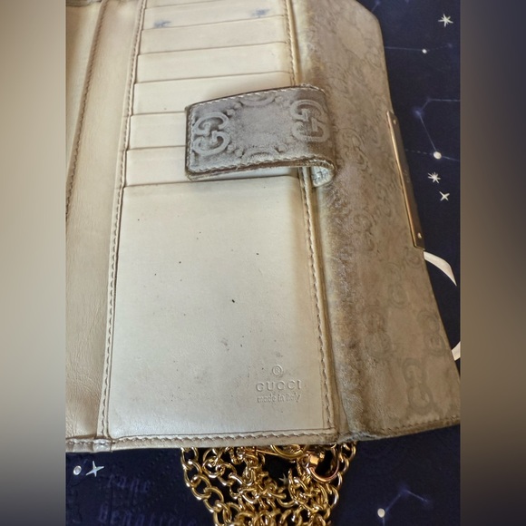 GUCCI GG Guccissima Leather Long Wallet with Chain - Picture 16 of 16
